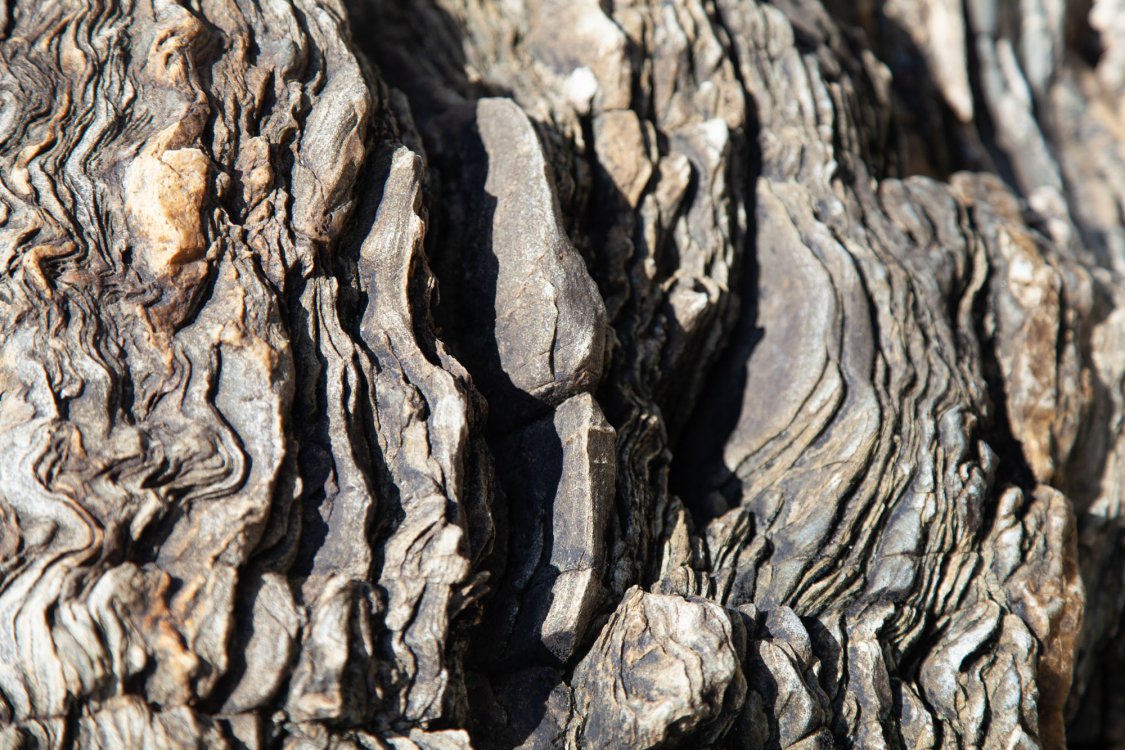 vertical shaped rocks