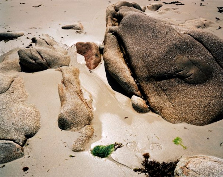 rocks with sand